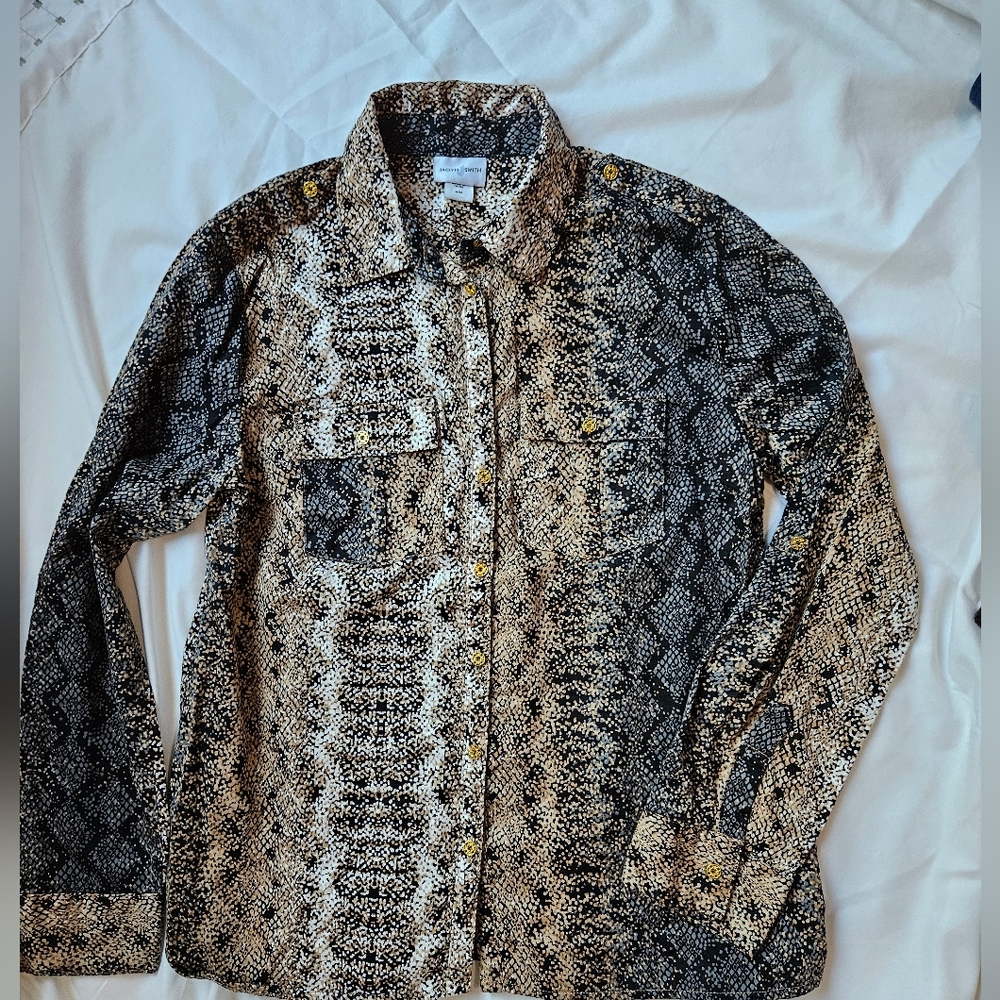 Jaclyn Smith Multicolor Women with buttons and Long Sleeves